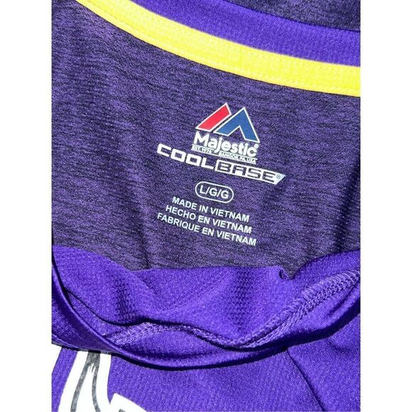 NFL MN Vikings Majestic Cool Base T Shirt Size Large #31 - Picture 4 of 5